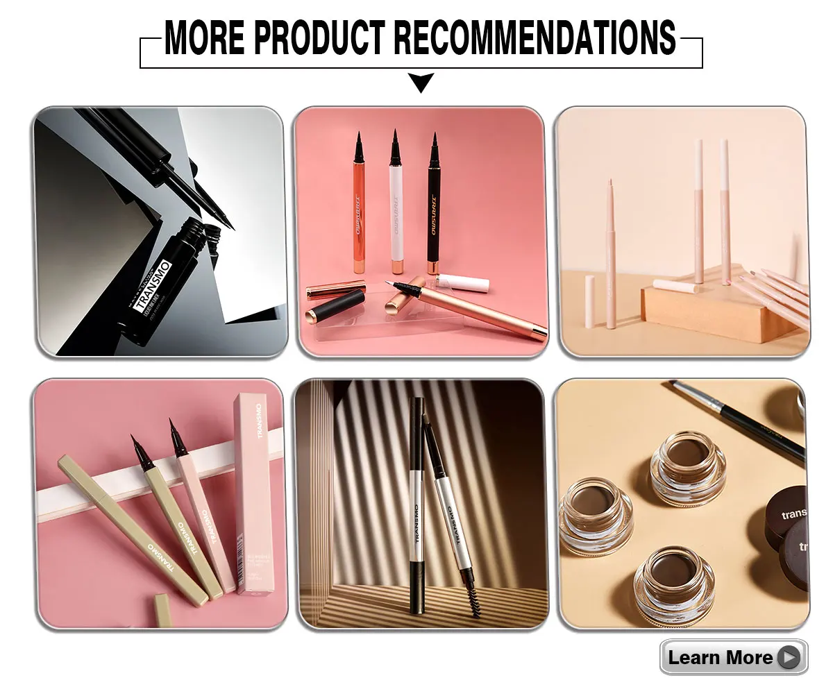 6ml Aluminum Eyeliner Tube Container Golden Empty Eyeliner Bottle