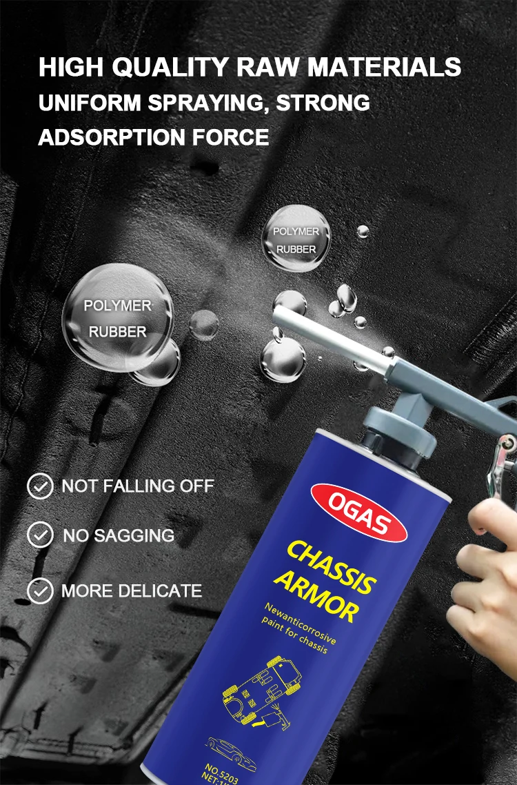 Car Chassis Rubberized Undercoat Rubber Paint For Cars Undercoating