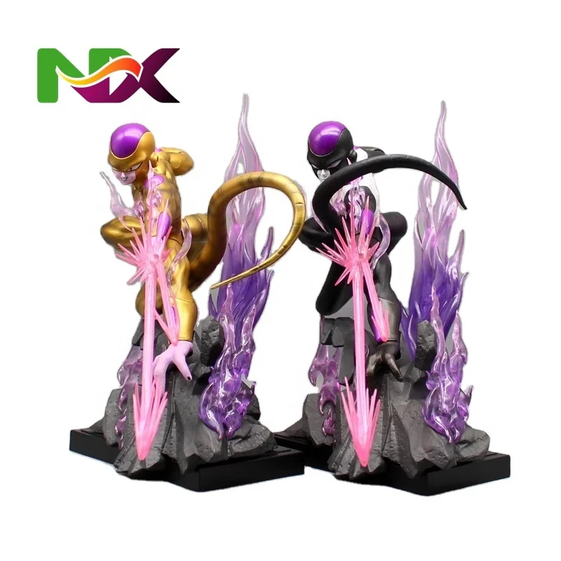 39cm Dragoned DBZ Frieza Figure Golden&Black Manga Collection Figurine Model Doll PVC Anime Statues Toys for Kids