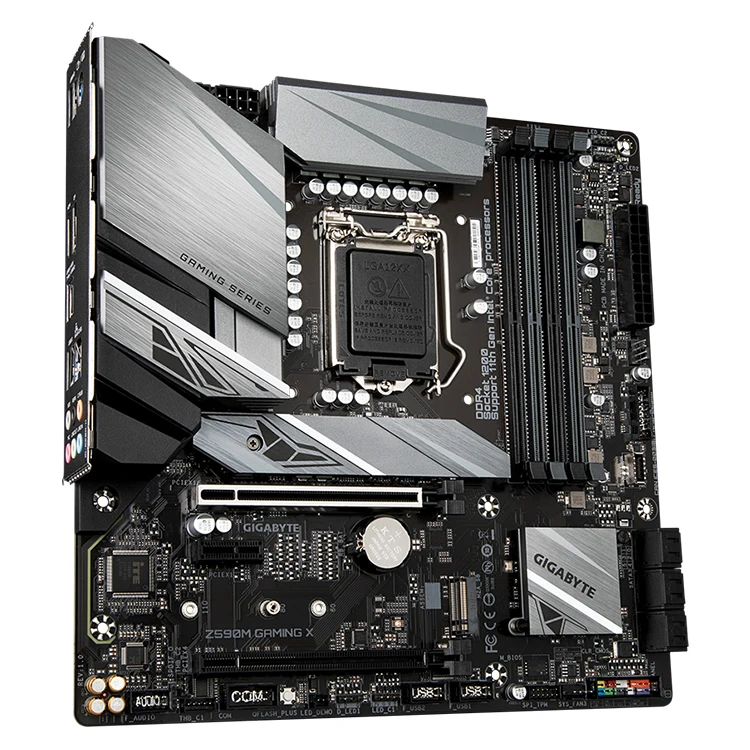 Gigabyte Z590m Gaming X (rev. 1.0) Motherboard With Direct 12+1 Phases  Digital Vrm Supports 11th And 10th Gen Intel Core Cpu - Buy Gigabyte Z590m  ...