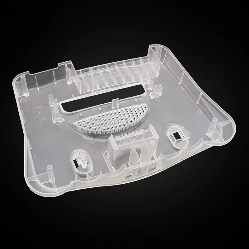 Laudtec LX312 coque de console de jeu transparente avec anti-chute résistant à l'usure confortable au toucher ne jaunit pas pour N64  