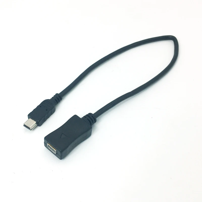 Mini 5V USB 10 Pin Male to Female Extension Cable with Braid Shielding for Data Transfer