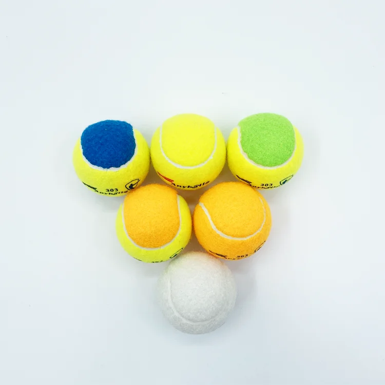 High Quality Made in China Tennis Ball Custom Logo and Color Promotion Tennis Balls Durable Anyball For Training details