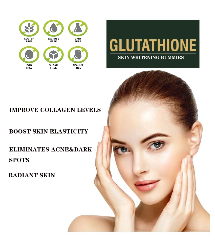 Glutathione Gummies Effective Skin Body Whitening Collagen Tablets
