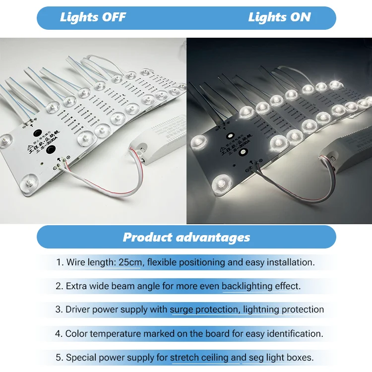 product ce power saving high brightness monochrome block light 220v blockchain led modules for light boxes-9