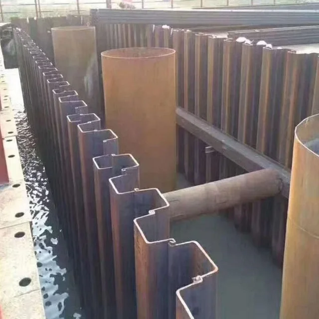 Tianjin Manufacture U Steel Sheet Pile U Flange Plate Sheet Pile U ...