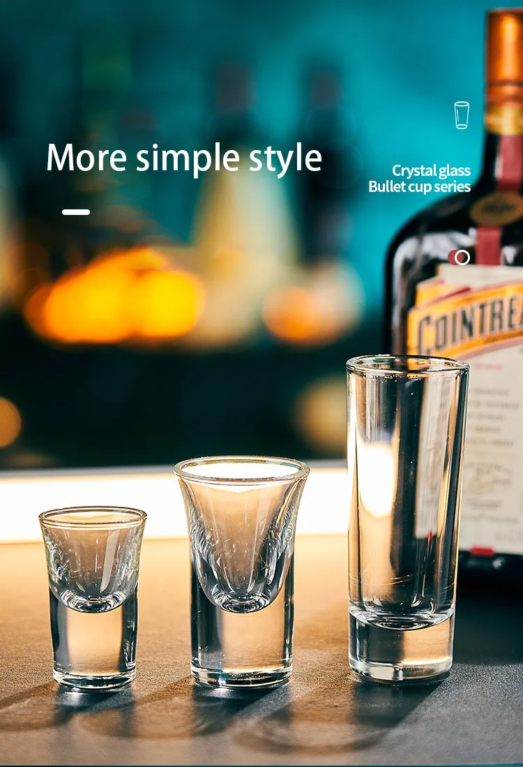 Custom Shot Glasses Printing Logo Mini Small 15ml/27ml/70ml Cocktail