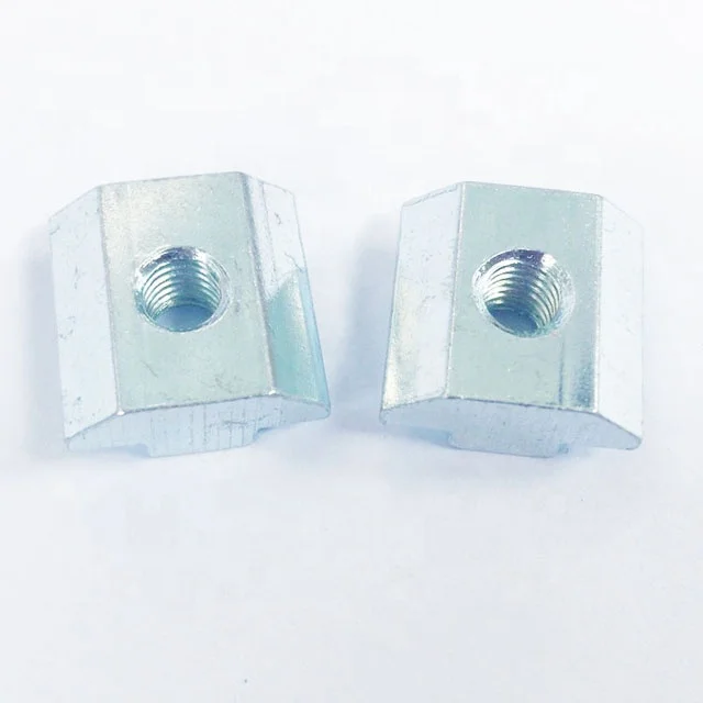 M4 M5 M6 M8 Self-Aligning T-Slot Sliding Nut - Carbon Steel