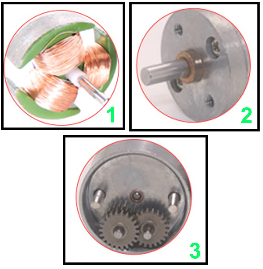 ASLONG Mini Metal Gear Motor JGA25-310 25mm High Torque Low Speed Metal Gear Low Speed Small Motor 12V DC Motor