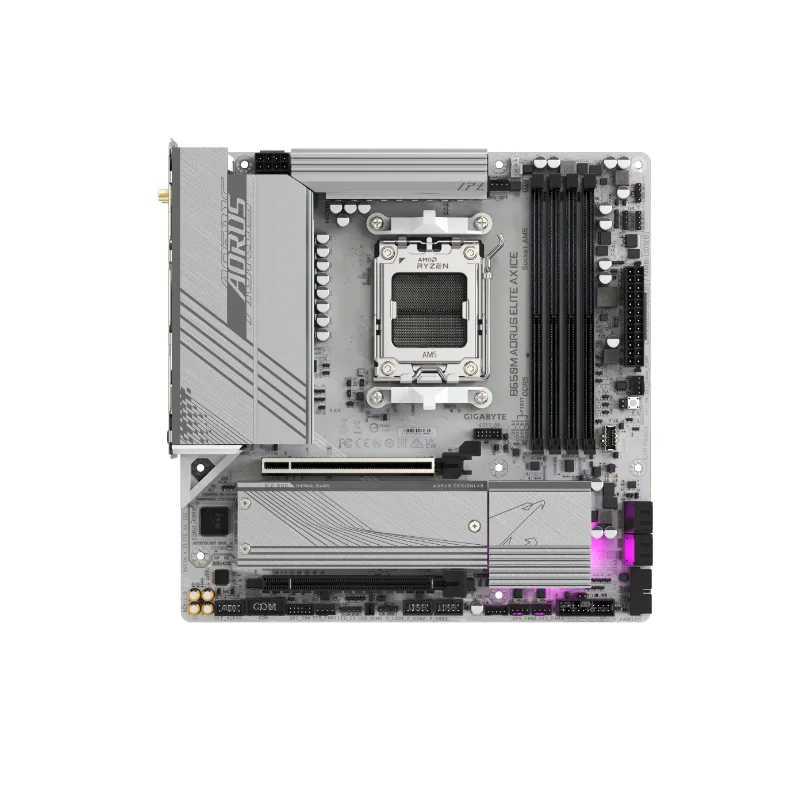 GIGABYTE B650M AORUS ELITE AX ICEゲーミングマザーボードAM5 SOCKET