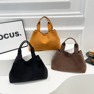 2026 New Korean Style Artistic Style Women's Shoulder Bag with Large Capacity Tote Handbag