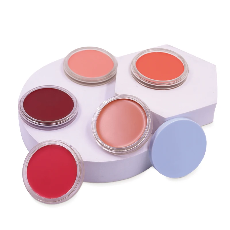 Nuova Tendenza, Blush Vegano Opaco Multiuso Personalizzabile, Trucco in Crema con Etichetta Privata, Blush in Crema per Viso