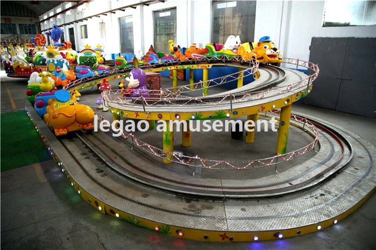 Trailer Mounted Funfair Rides For Sale Kids Roller Coaster Simulator