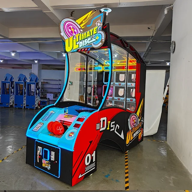 New Ultimate Disc Arcade Coin Operated Sport Redemption Game Machine