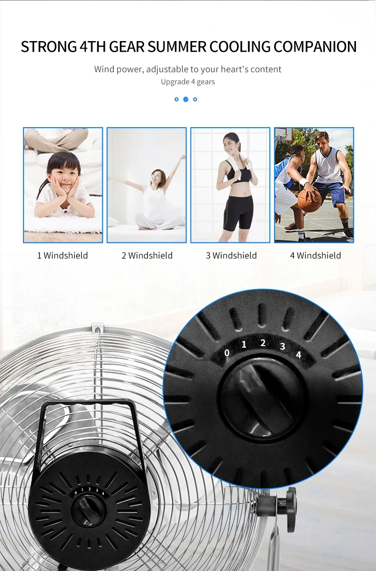 Air Cooling Floor Fan, Portable, 220v - detail 8