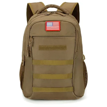 Outdoor Plus Camo Backpack - 40L Tactical Military Backpack With USB Charging Port, Water Bottle Pockets & Laptop Compartment For School, Hiking & Travel