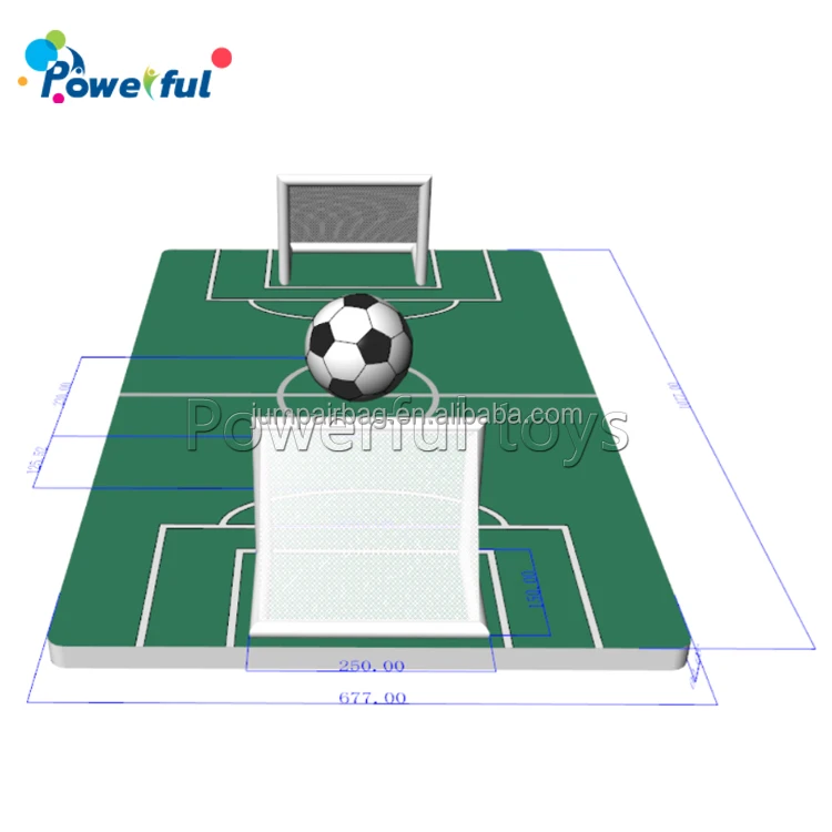 Trampoline park Gymnastic air track football field soccer ball court sport game equipment