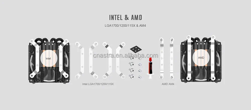 Low Profile Cpu Radiator, IS-40X, LGA1700, 1200, 115x - detail 14