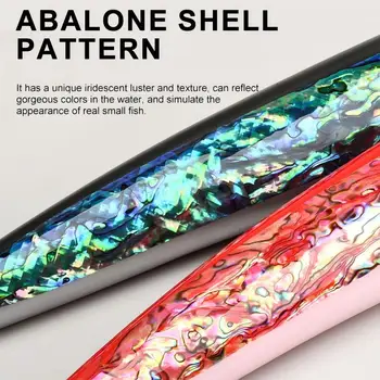 CHEERY Cross-border 22cm 120g Floating Wooden Pencil Lure Inlaid Abalone Shell, Saltwater Fishing Bait for Nanyu Deep Sea – Pencil – view 4