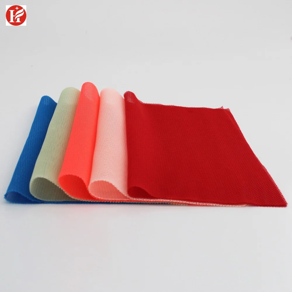 OEKO-TEX 100% Polyester Mesh Cloth Small Holes Textile OEM Raw Material Sports Shoes Material Soccer Jersey Knit Fabric Lining