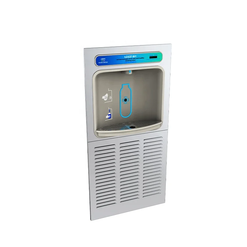 304 Stainless Steel Hands Free Operation Wall Mounted Drinking Fountain water cooler dispenser