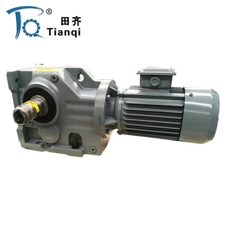 3 Phase 2 hp 90 Degree Helical Bevel Geared Electric Motor Reducer 110V 220V 380V