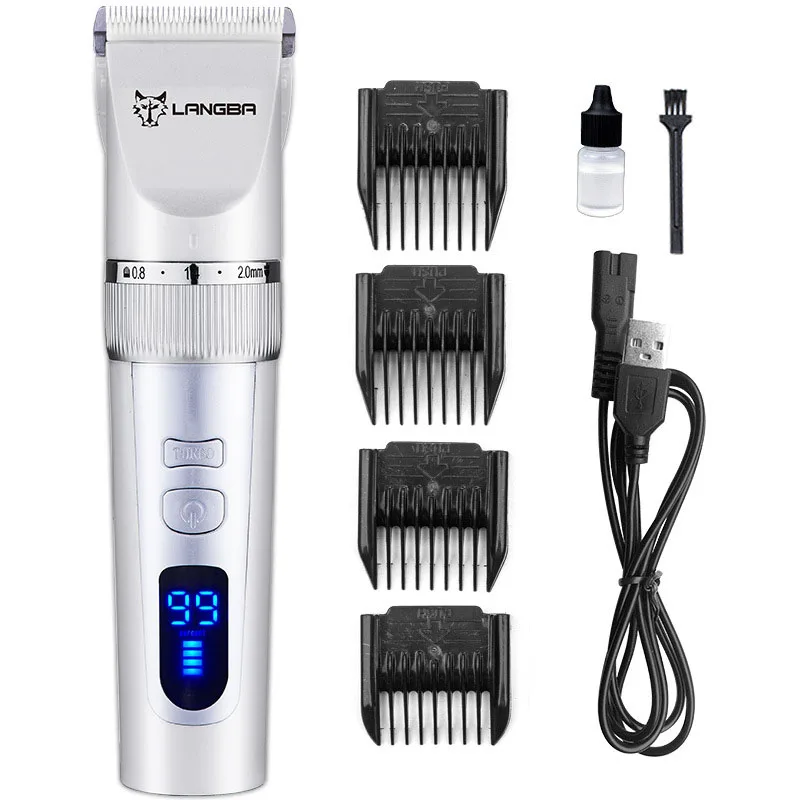 Langba Best 2 Speed Fast Charging Quiet Professional Pet Hair Clipper  Trimmer With Lcd Display For Dogs Cats Thick Hair - Buy Dog Hair Clipper,Pet  Clipper,Pet Trimmer Product on 