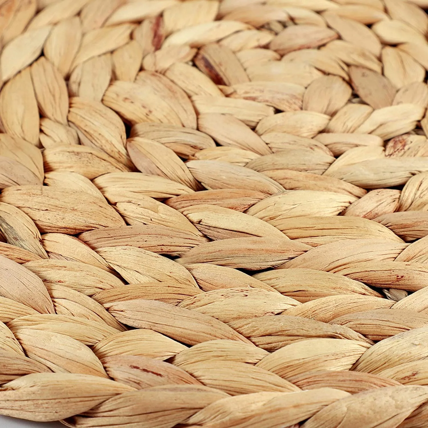 Wholesale Natural Round Woven Placemats Wicker Seagrass Placemat Rattan