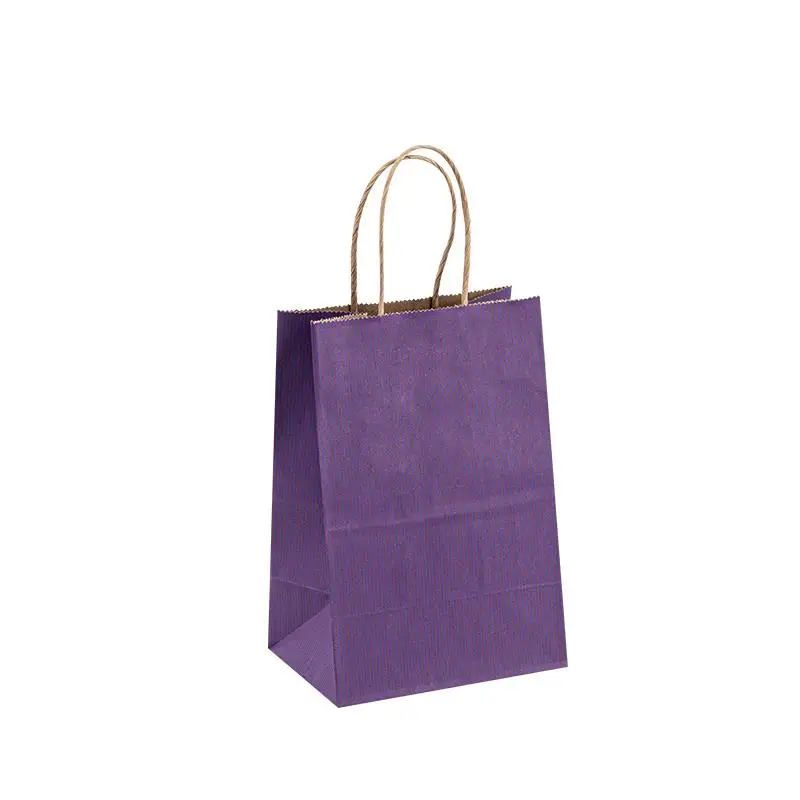 Customized Take Out Craft Paper Bag with Logo Print Premium Quality Customized Paper Bags