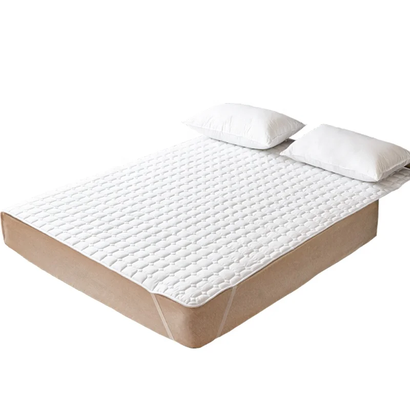 Home Hotel Hospital Mattress Pad White Color Mattress Topper Pad with  Elastic Straps - China Mattress Pad, Microfiber Mattress Pad