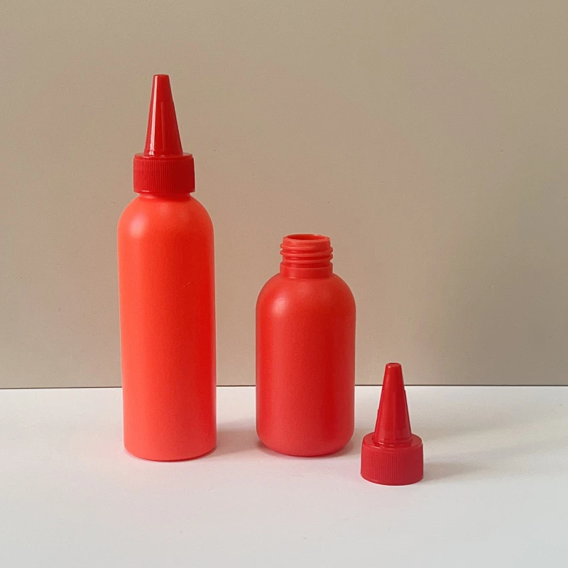 Factory Direct Sales 100ml 120ml HDPE Round Plastic Bottle Body Wash Packaging Container