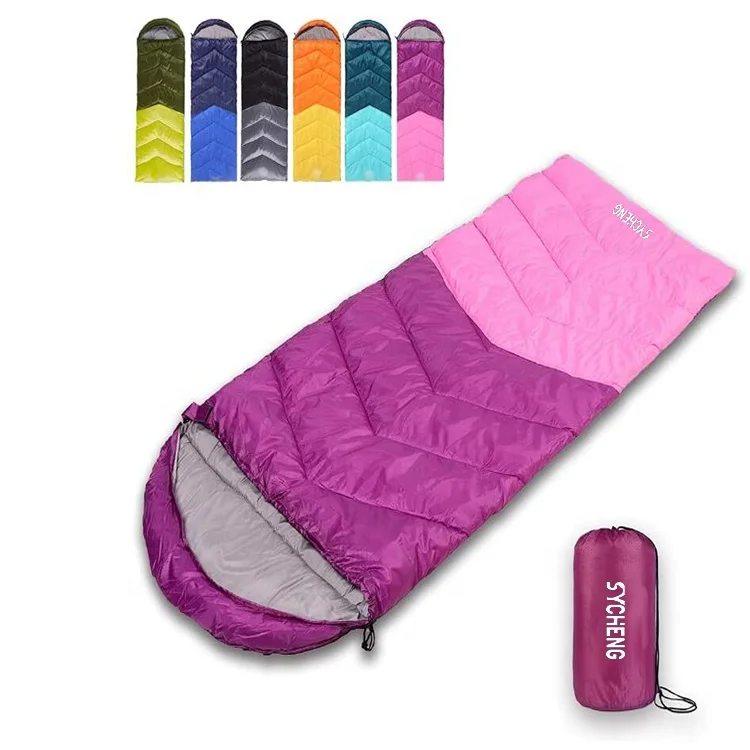 Portable Splicing Fashion Popular Compressed Cotton Single Sleeping Bag