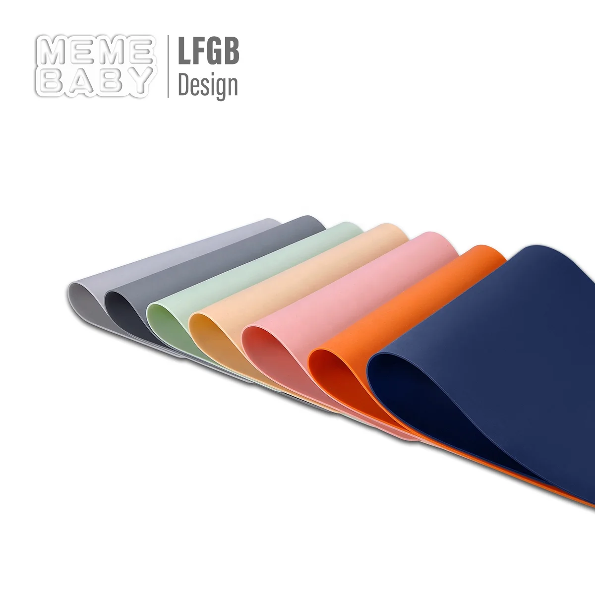 Eco Friendly Sublimation Non Slip Table Mat Pad Waterproof Silicone Table Place Mats