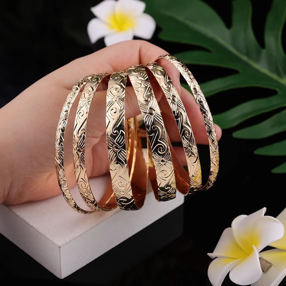 Cring coco gold plated copper bangles samoan hamilto gold bracelets