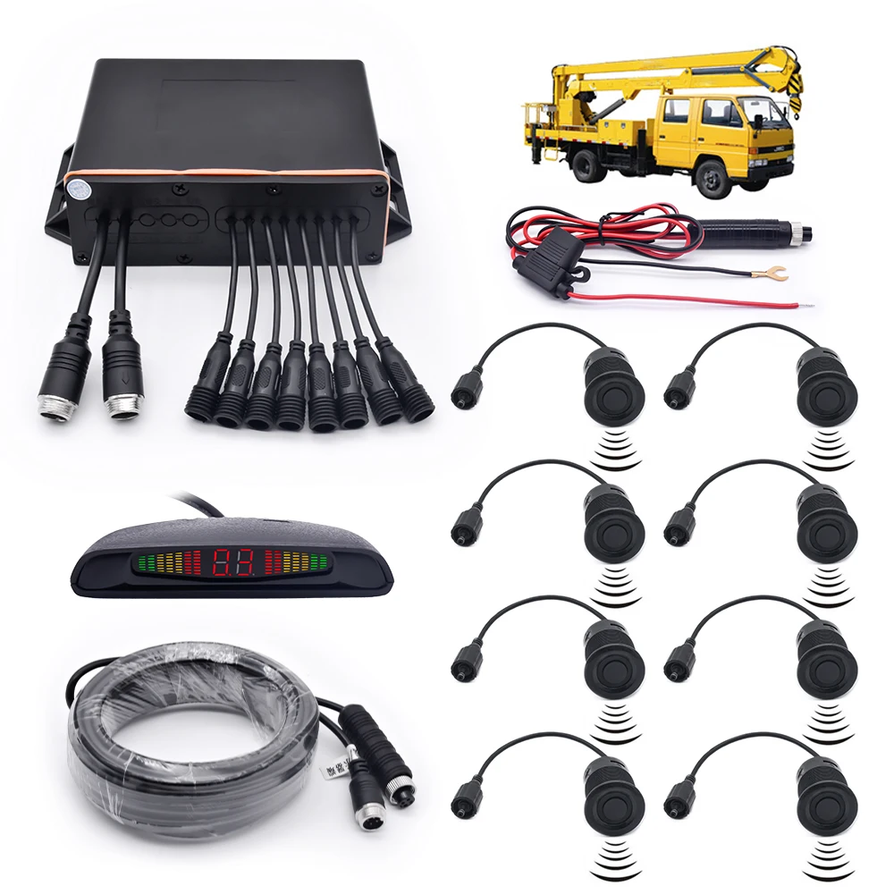 Truck Parking Sensor Bus Reverse Assistant Kit Auto Security Parts ...