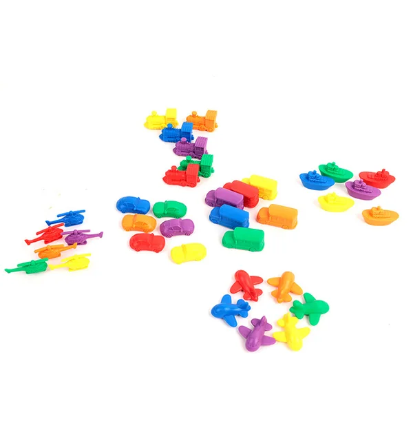 Educational Transportation Vehicle Counting and Sorting Game STEM Inspired Counting & Sorting Toys Plastic Toy