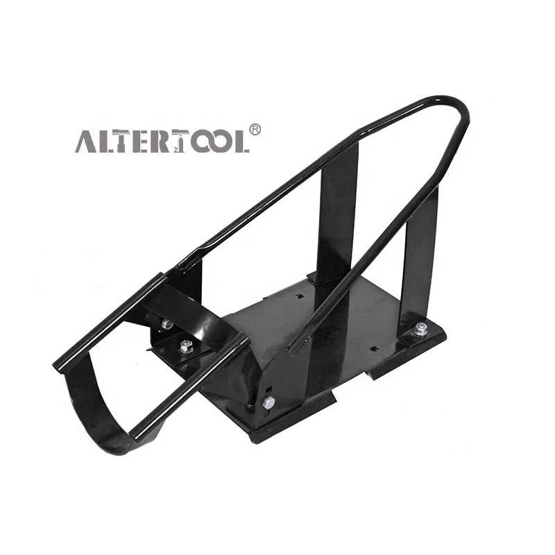 Altertool Factory Supply Wholesale Motorcycle Wheel Chock Stand 1500lbs  Transport Stand Transit Trailer Parking Aid