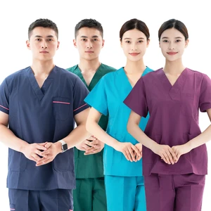 Wholesale Custom Doctors Nurses Medical Scrub Suits Hospital Scrubs Uniforms Sets for Men and Women