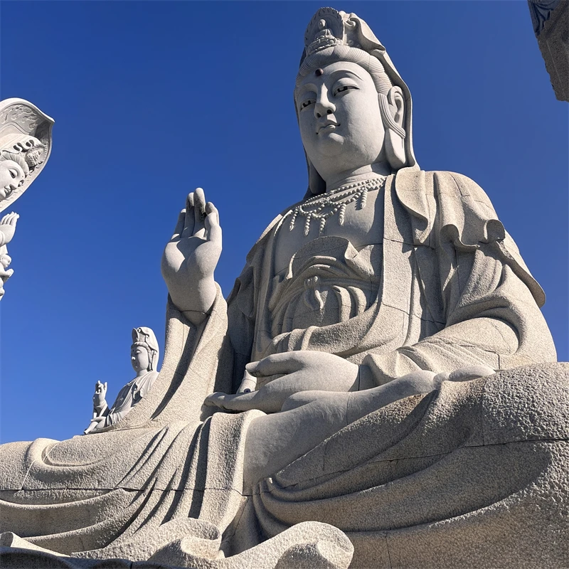 product wholesale price custom hand carved stone figure statue customized garden decoration granite figure sculpture-19