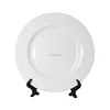 Folded white plate