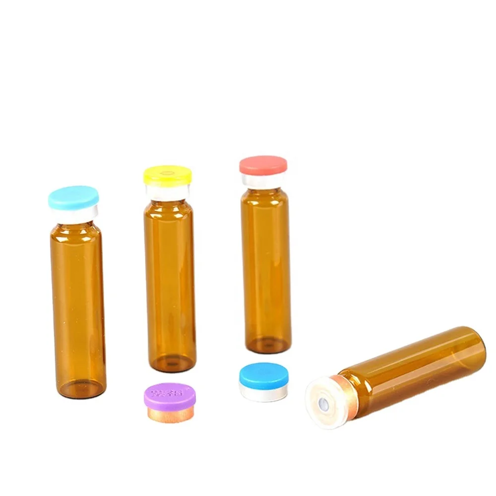 High Quality Medical 2ml 5ml Transparent Amber Glass Tubular Vials Injection Sterile Test Vial