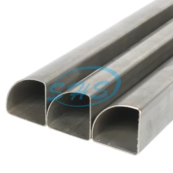 AISI 201 304L 316L stainless steel quarter round tubes /pipes with polishing surface for furniture, building construction