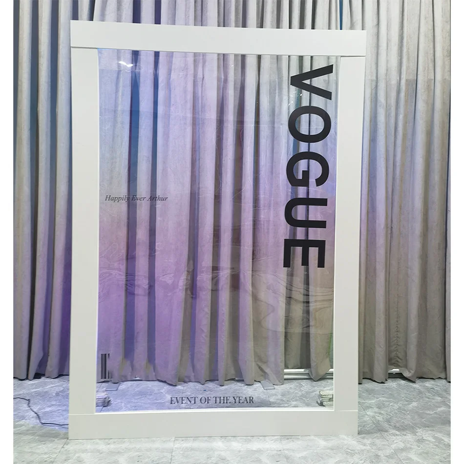 Fast Delivery Birthday Party Vogue Box Photo Booth Selfie Video Free Accessories Photo Booth Box Open in Parties
