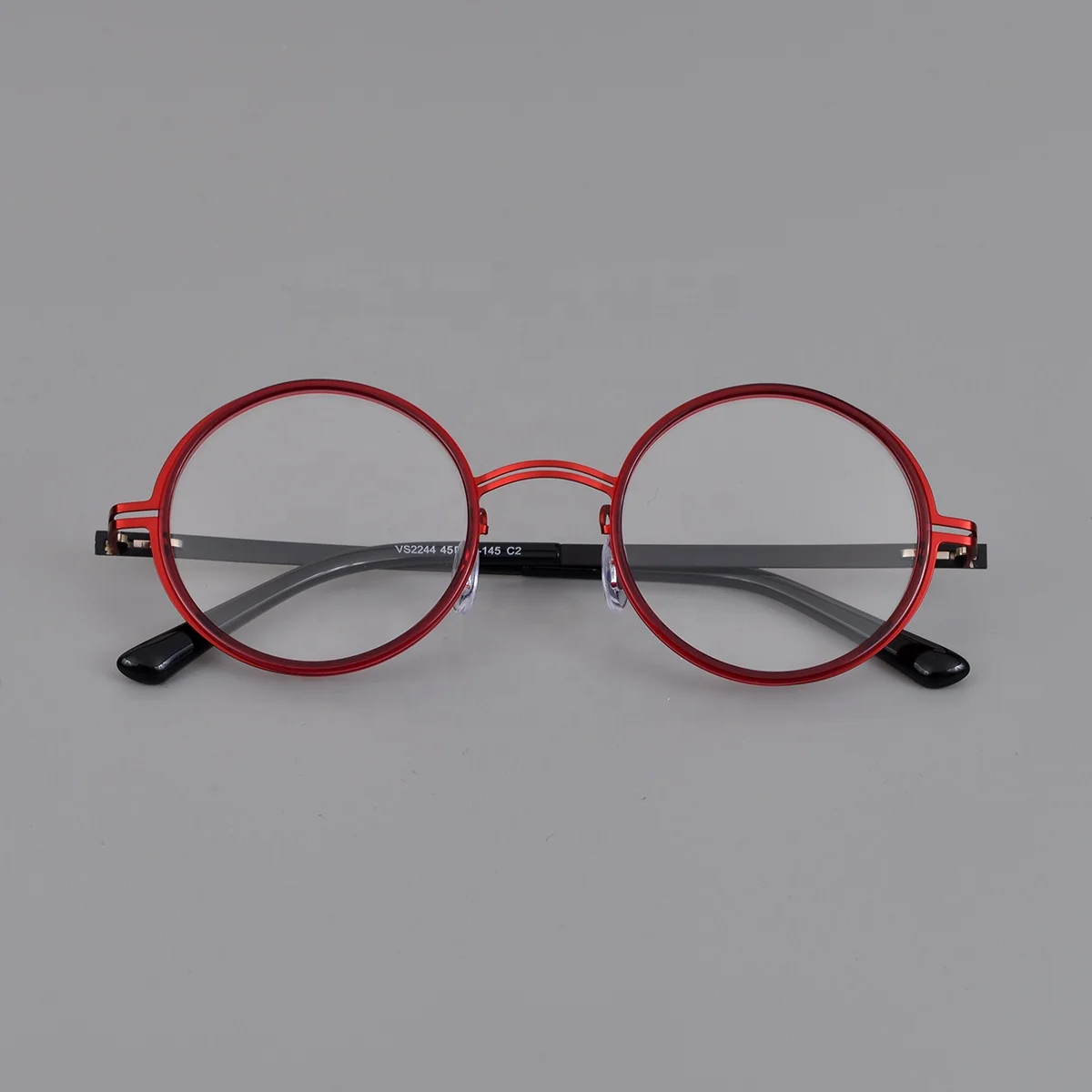 Retro Prescription Myopia Eyeglasses Frame with Clear Lenses Brand Design Vintage Women Men Acetate Round Glasses Frame