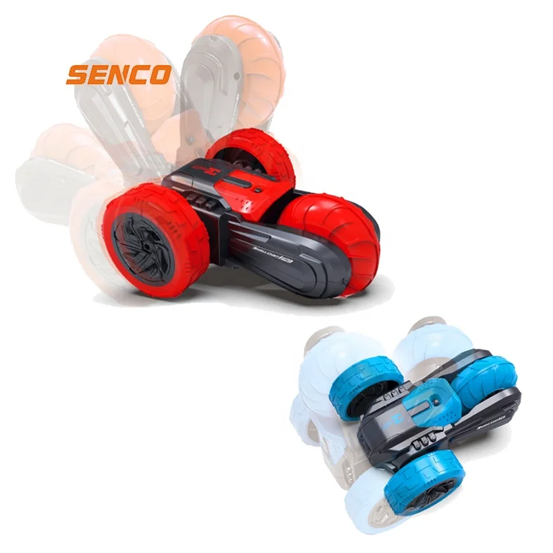 Mini Rc Stunt Toy Threeking Rc Stunt Car Remote Control Car Double Side  Cars Rc Wheel