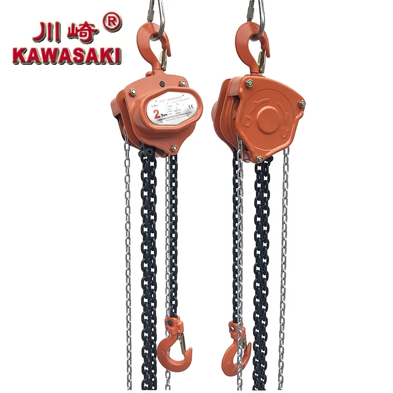 Kawasaki pulley Block Small Size Hand Pull Lift  Pulley Chain Hoist 1000kg HSH type