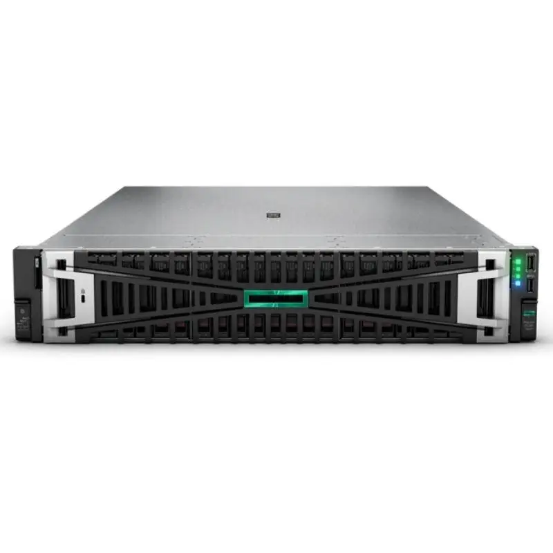 HPE ProLiant DL380 Gen11 2U Rack Server Dual Intel Xeon Gold 6448Y 32C/2.1GHz 24x SFF NVMe 32 DDR5 DIMM 800W Flex Slot PSU