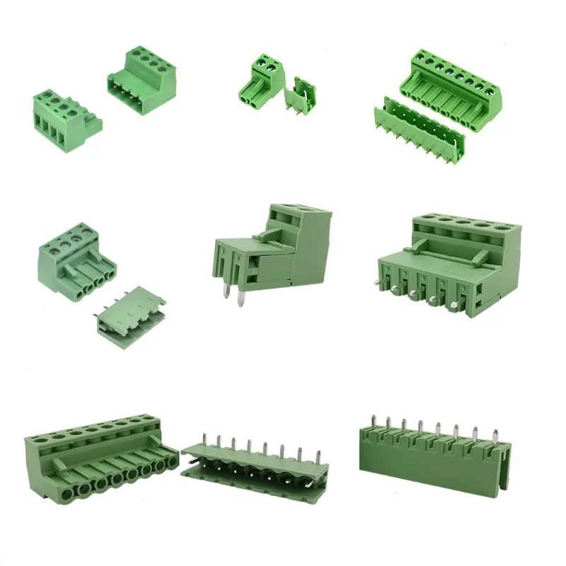 Lot De 100 Borniers à Vis PCB – Pas 5 Mm, 2/3/4 Broches, Pour Arduino Et DIY
