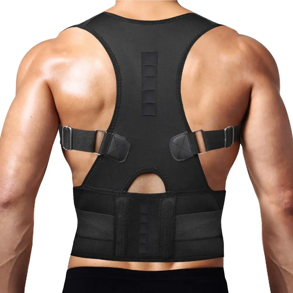 Регулируемый Корректор осанки поддержка коррекции пояс для мужчин женщин и детей