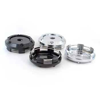 Wholesale automobile parts modification wheel hub cover universal blank black silver 66mm wheel center cover ABS wheel rim cove